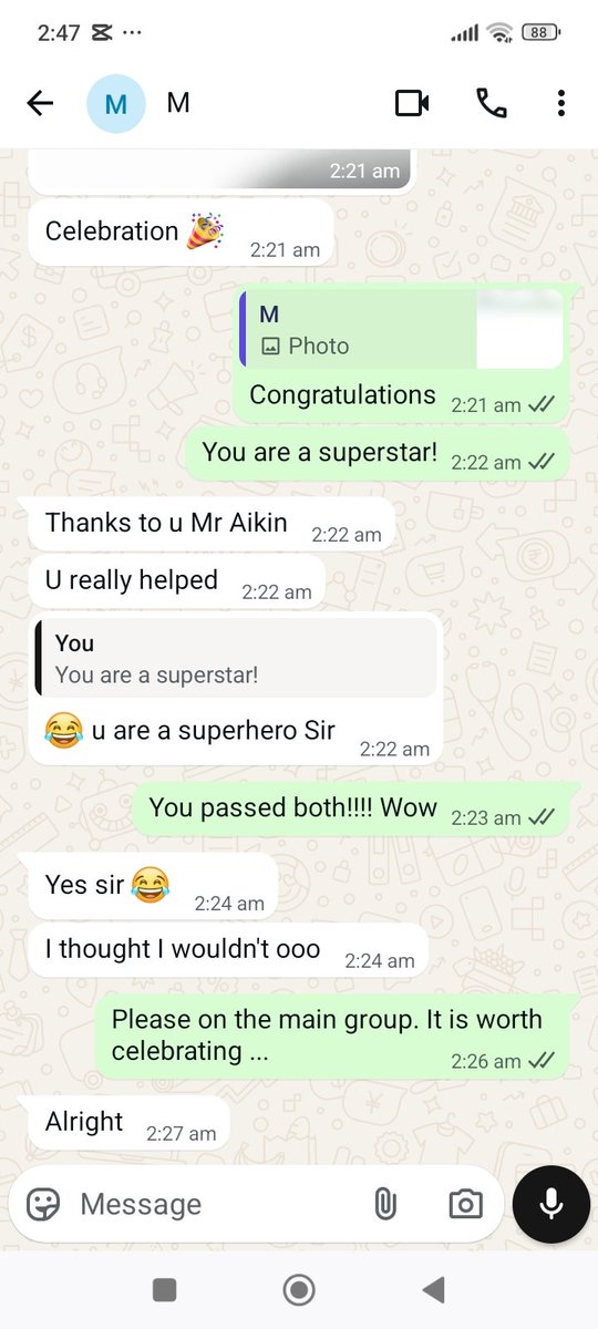 AObilana's tweet image. Congratulations M! 

She joined my special revision class for ICAN Nov 2025 diet exams 

- 10 Days of PM and; 
- 10 Days of FM

and passed both

Frame 1: How it started 

Frame 2 &amp;amp; 3: How it ended.