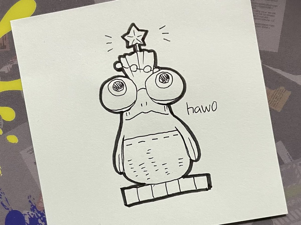 クリスマスが近いのに
クリスマスの絵が描きたいぞ！
うおーっ！🔥
って言う気持ちのやる気スイッチ紛失中

ᔦ⚯ᔨでも不思議と落書きはできるよね