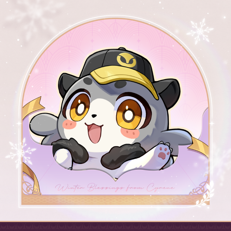 honkaistarrail's tweet photo. Winter Blessings from Cyrene
Cyrene has prepared a special winter gift for you!

Follow us &amp; pick a chimera to see what gift it will bring you from Cyrene!
We're giving away The Memories We Share Series Transparent Cards to 20 lucky winners!