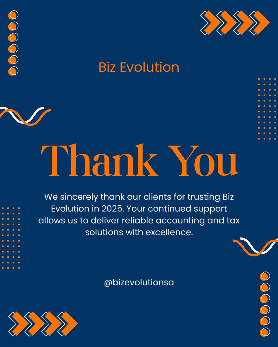 Thank you for trusting Biz Evolution in 2025 🤍

Your support means everything to us.

Here’s to continued growth and success in 2026 🚀

#ThankYou  #AFCON25  #ClientAppreciation #AFCON  #BafanaKaofela #Bafana #BafanaPride #RSAvsANG #DlalaCastle #EGYZIM