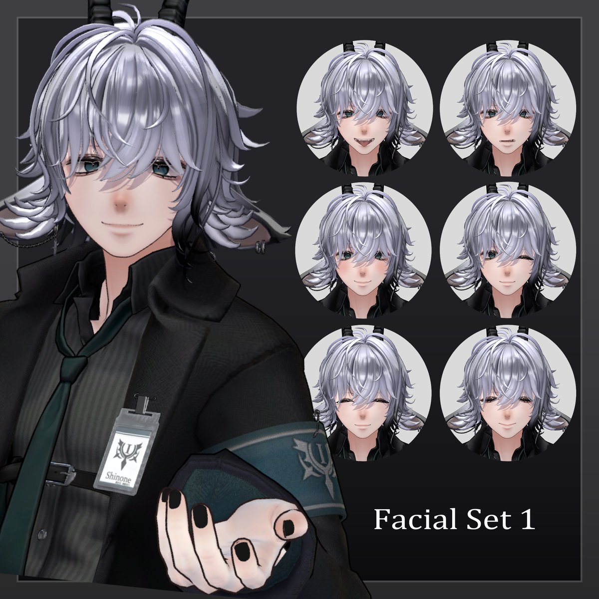 🎁発売直前！プレゼントキャンペーン🎁

12月27日(土)18：00-発売！『シノネ-Shinone-』
発売予定記念プレゼントキャンペーン！

怠惰な悪魔の＋Headの男の子アバターです🐐
フォロー＆リポストで3名様にプレゼント🎁
Boothのいいね♡数500で追加当選枠も！

〆切は12月27日17:59まで！