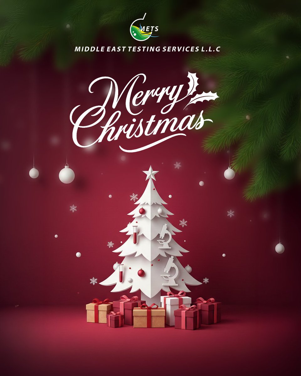 MetsLab_'s tweet photo. Seasonβs greetings from METS β Middle East Testing Services L.L.C. π
Thank you for your trust. Hereβs to quality, compliance, and progress ahead.
π +971 6 535 4307
π https://t.co/amvV6TBvNU
#MerryChristmas #METSLab #QualityTesting #Compliance https://t.co/tnYSLR4Y2i