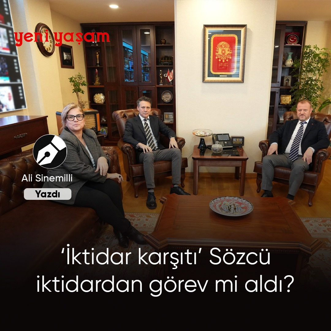 📌 ‘İktidar karşıtı’ Sözcü iktidardan görev mi aldı?

▪️ Anlaşılıyor ki, bu görüşmeler esasında yayın konseptinin tartışıldığı, çerçevesinin belirlendiği toplantılar oluyor. Ki, zaten yapılan açıklama da bunu gösteriyor

🖊 Ali Sinemilli

yeniyasamgazetesi9.com/iktidar-karsit…