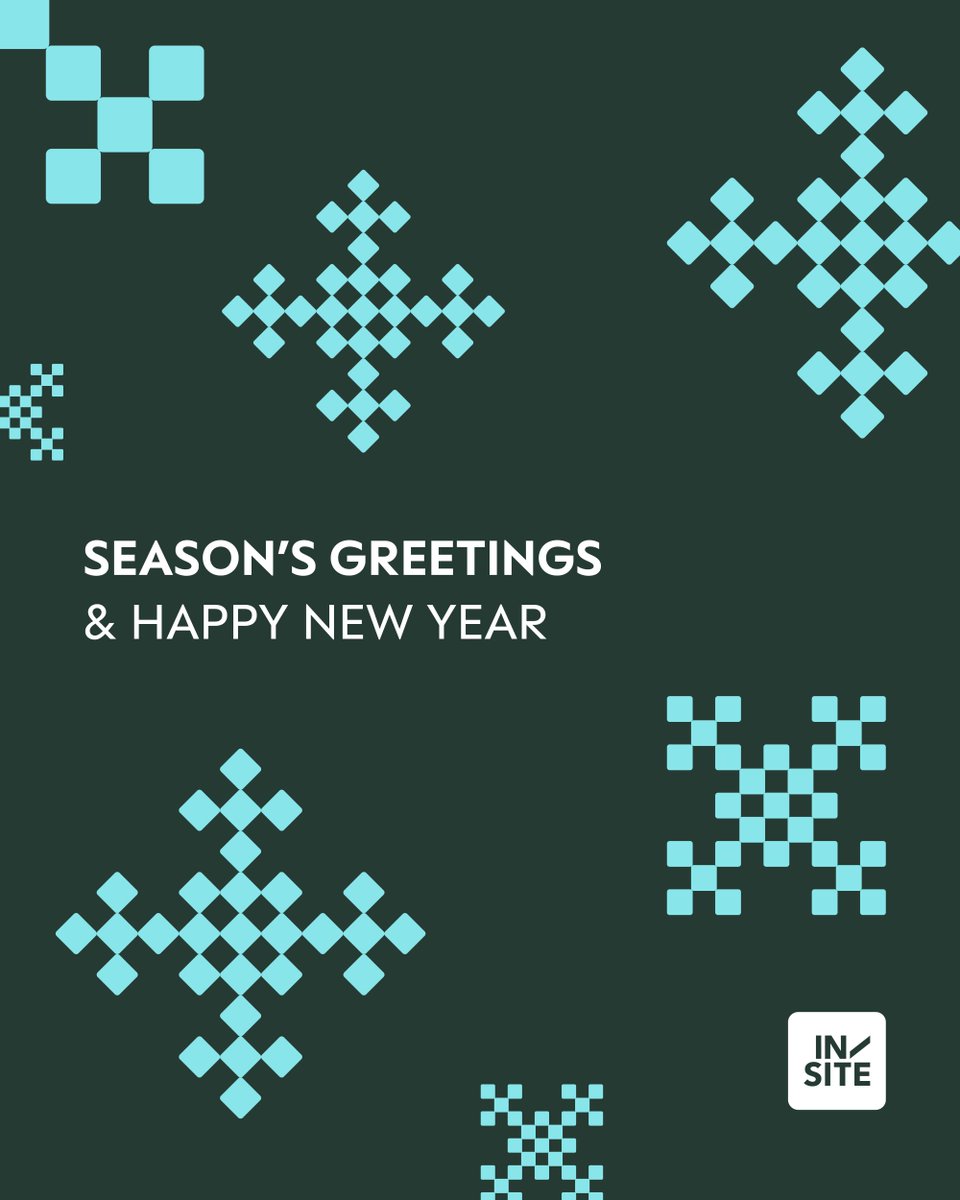 The InSite Family wishes everyone a wonderful festive season and a happy New Year.

#InSite #SeasonGreetings #HappyNewYear