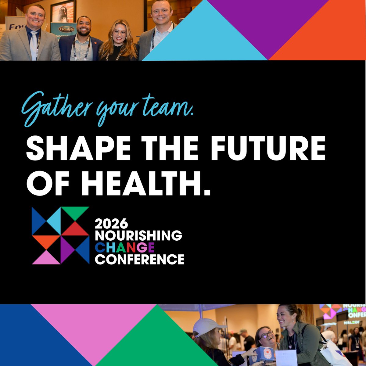 NChangeLive's tweet image. As the year wraps up, one question matters most: how do we move health forward together?
Join peers shaping what’s next at the Nourishing Change Conference.
June 2–4, 2026 | Des Moines, IA
Register and bring your team: nourishingchange.com/register/