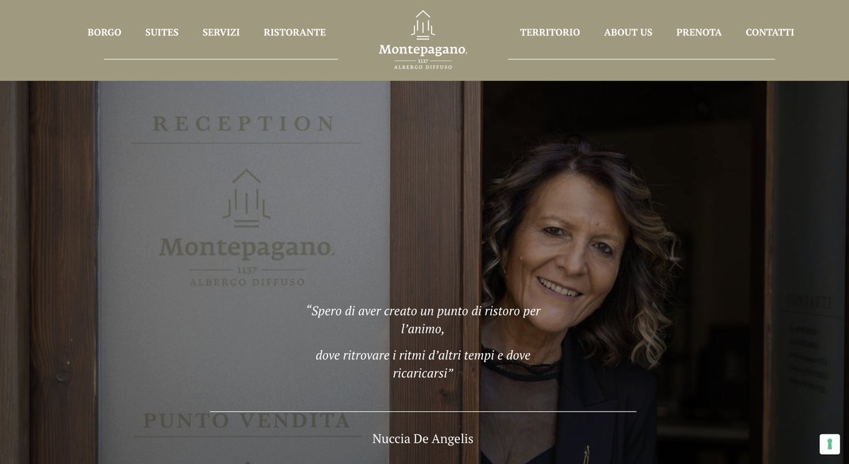 L’Albergo Diffuso Montepagano ha inaugurato 3 nuove suite, tra queste, una è stata progettata per essere pienamente accessibile alle persone con disabilità. 
L’AD si trova a Montepagano, borgo medievale sulle colline abruzzesi della provincia di Teramo,
