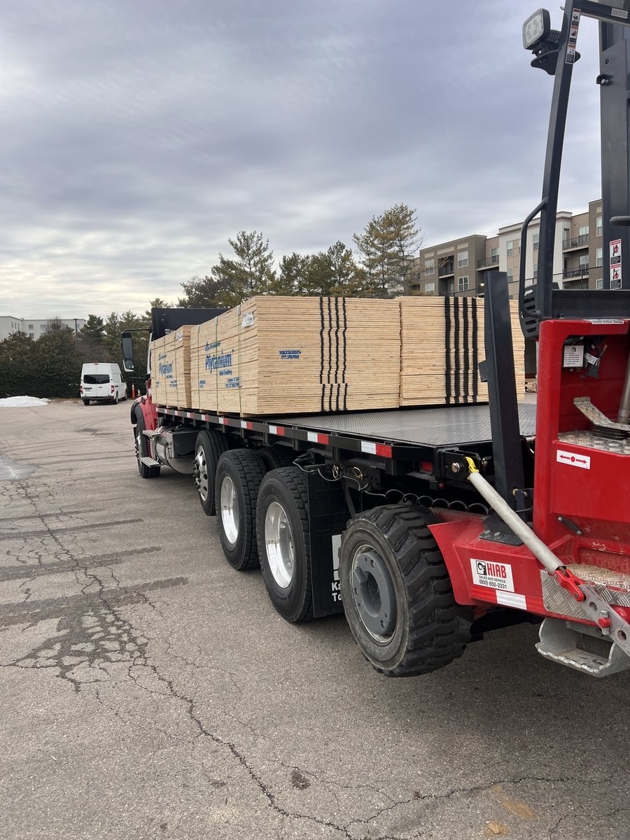 Thanks to Santa, we added a new truck to the lineup yesterday—and it’s already earning its keep. <a href="/RequarthCompany/">Requarth Lbr+Millwrk</a>