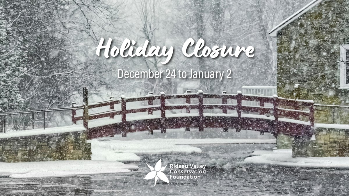 RVCFoundation's tweet image. Please note our office will be closed as of noon on December 24 and will re-open at 8:30 a.m. on January 2. We wish you a safe and happy holiday! See you in 2026!