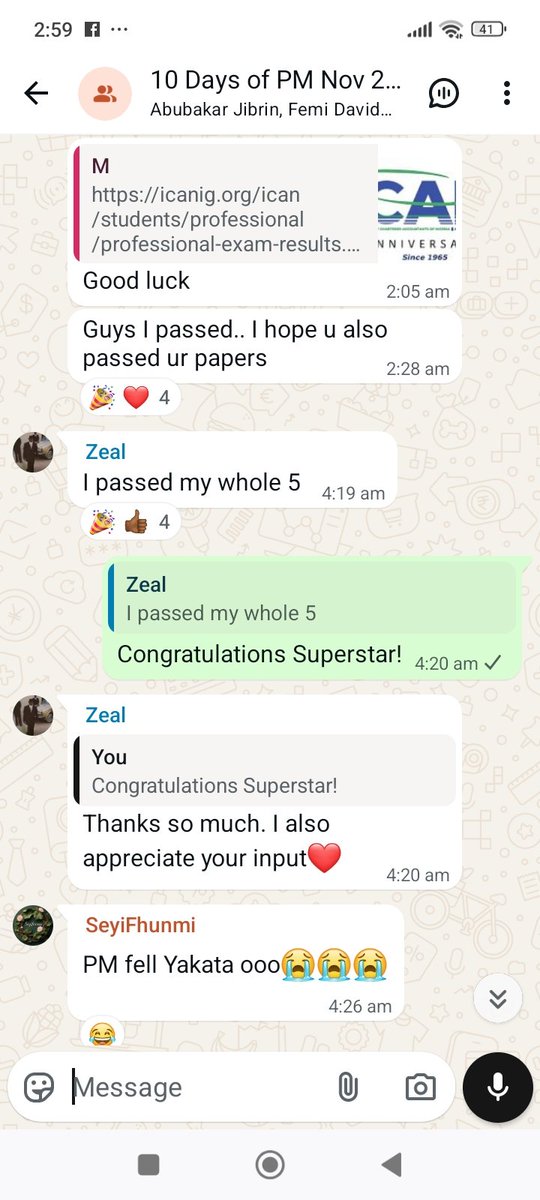 AObilana's tweet image. I thank God for the success of the 10 Days of PM, Third Edition tagged PM Must Fall Yakata for the ICAN Nov 2025 diet exams and the wonderful results, we have so far.

Don't miss the next edition.  

Don't let doubt stop you from joining us for the next edition.