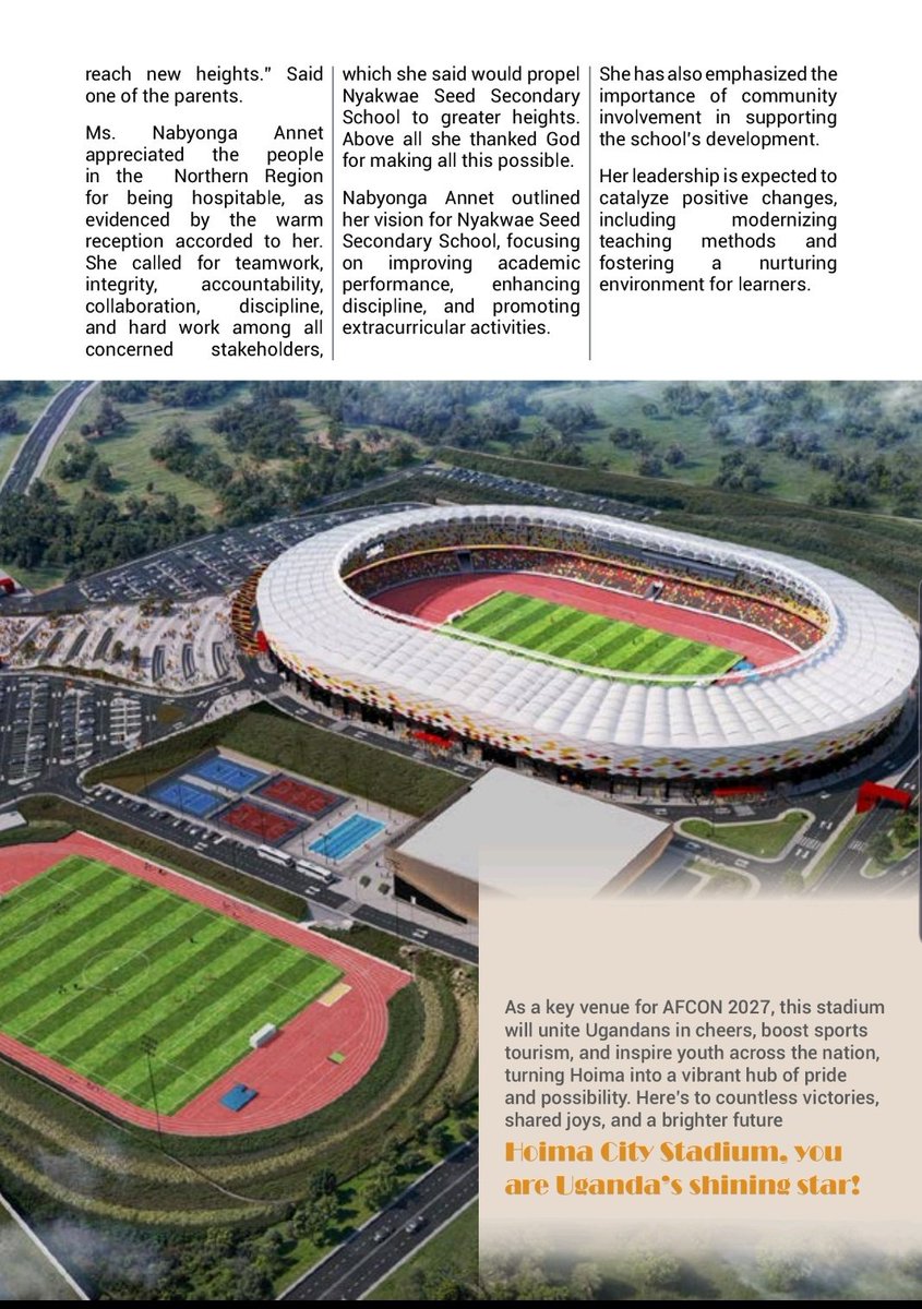 New Headteacher Pledges Discipline and Improved performance at Nyakwea Seed Secondary School.
<a href="/Educ_SportsUg/">Ministry of Education and Sports - Uganda</a> 
<a href="/carolinealson/">Caroline Alson Kagoya.</a>