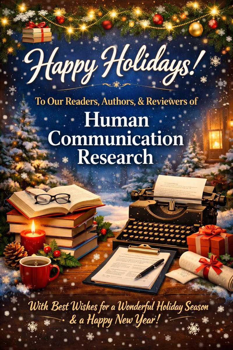 Human Communication Research tweet media