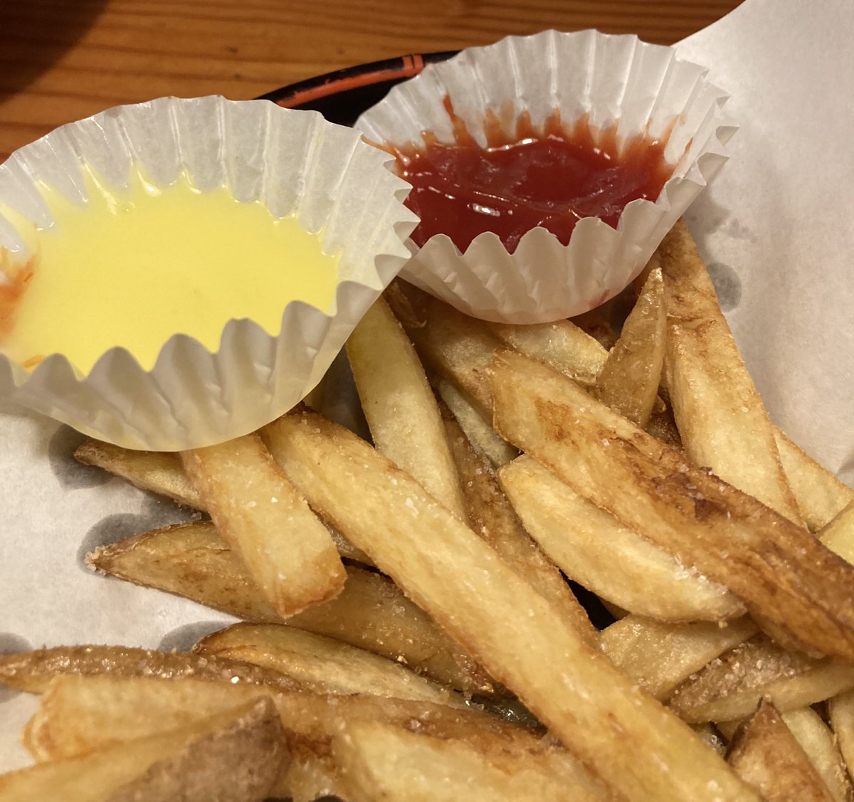 igawastick's tweet photo. トリキのポテトのケチャップがファンが一番待望していた復刻メニュー https://t.co/Jq0GRzTOWs
