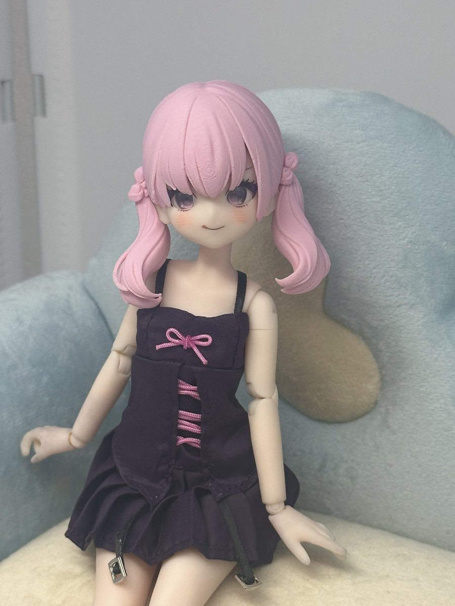 23時より光闇双生ツインテールヘアパーツピンクと水色販売予定です