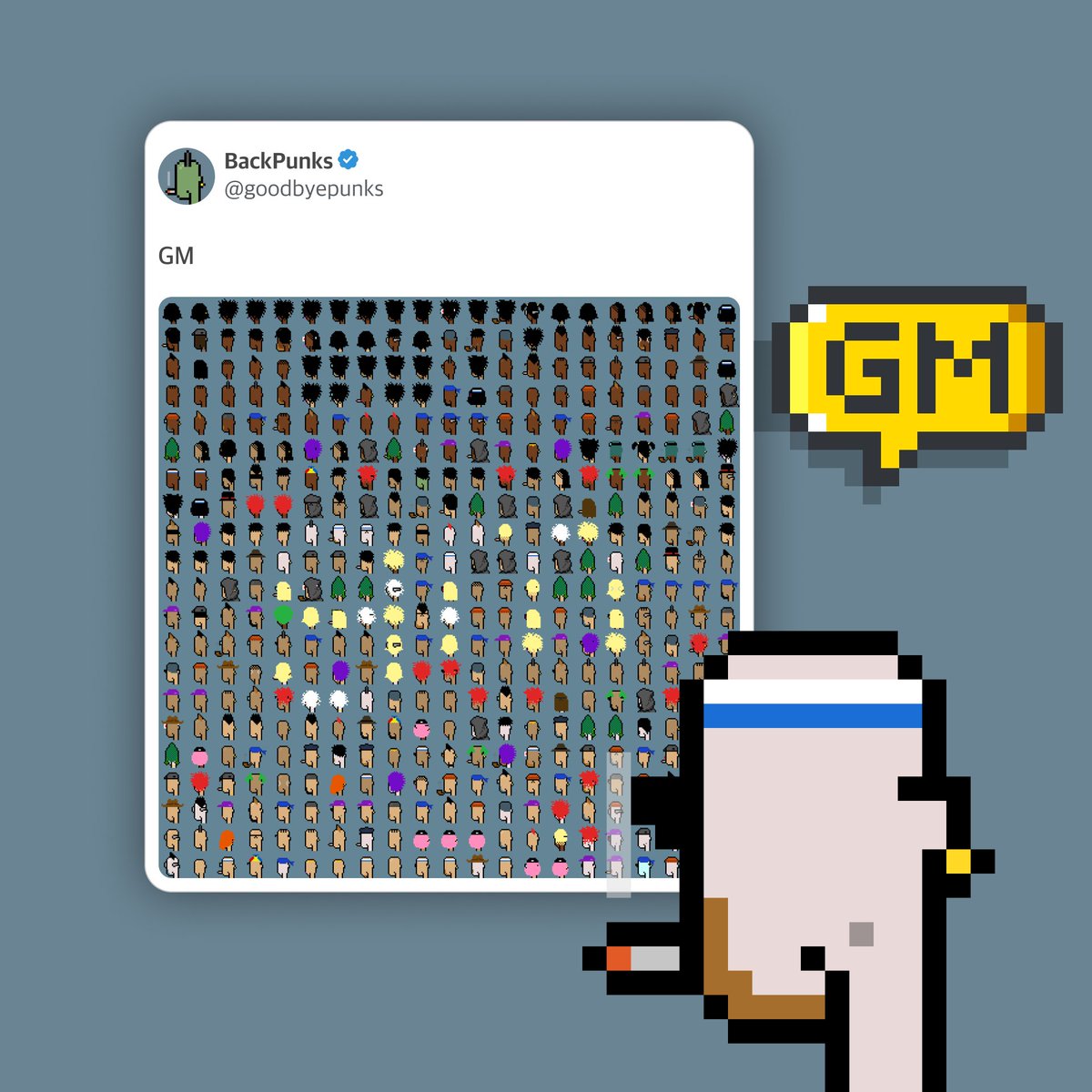 BackPunks's tweet image. GM

Have you seen our new website?
Backpunks.com

Share with your Cryptopunk friends!