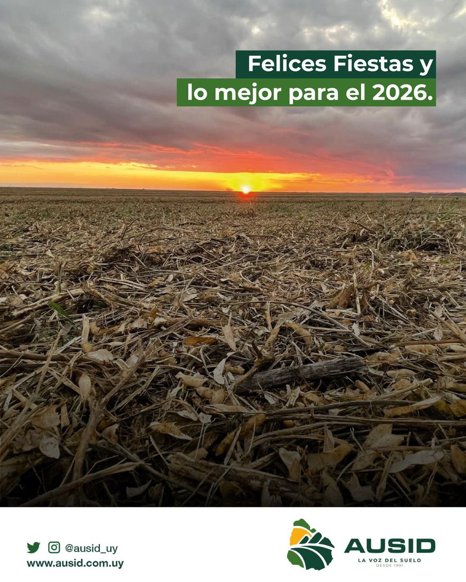 Les deseamos unas muy felices fiestas y el mejor comienzo de año 🌱

#ausid