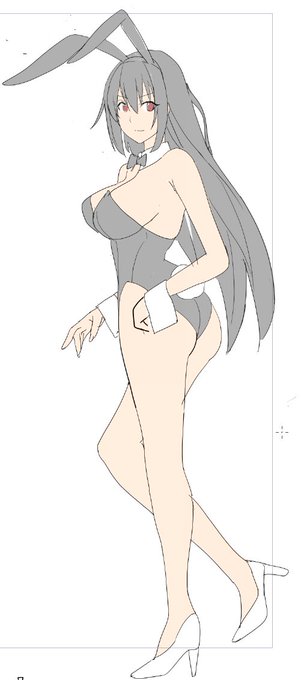 長門さんすごいバニー似合うんじゃね?
と思いながら描いてます。 