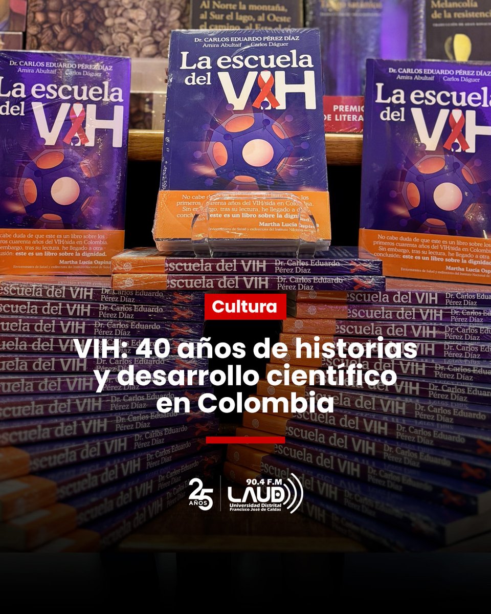 LaudEstereo's tweet image. 🧬💬 ¿Sabías que el VIH cambió la forma de entender la diversidad y los derechos?
Un libro lo cuenta desde la historia y la experiencia médica.
📻 acortar.link/s3JPfm 
👇 Te leemos  | @InfectoWeb