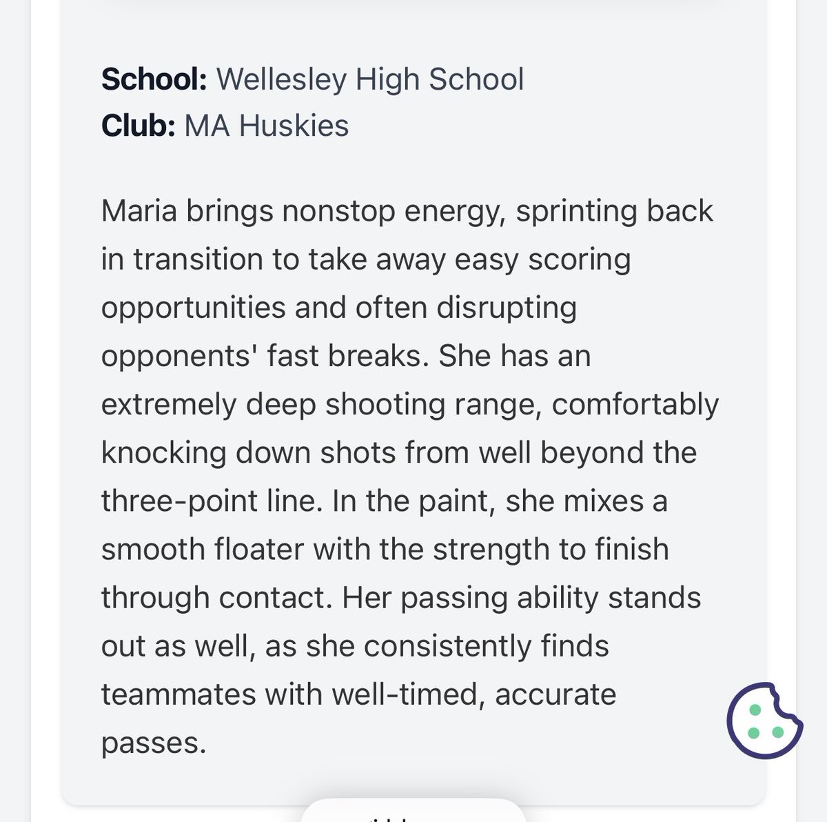 mariaog05's tweet image. Thank you @PGHNewEngland and @Avi_Burmenko for the write up! @MAHuskies_eycl @MAHuskies @CoachDwayneP @RaiderGirlHoops @gianarikas @DGianarikas