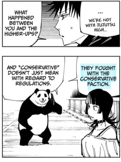 g0joes's tweet image. Transphobic JJK fans really show how illiterate they are when it comes to Kirara