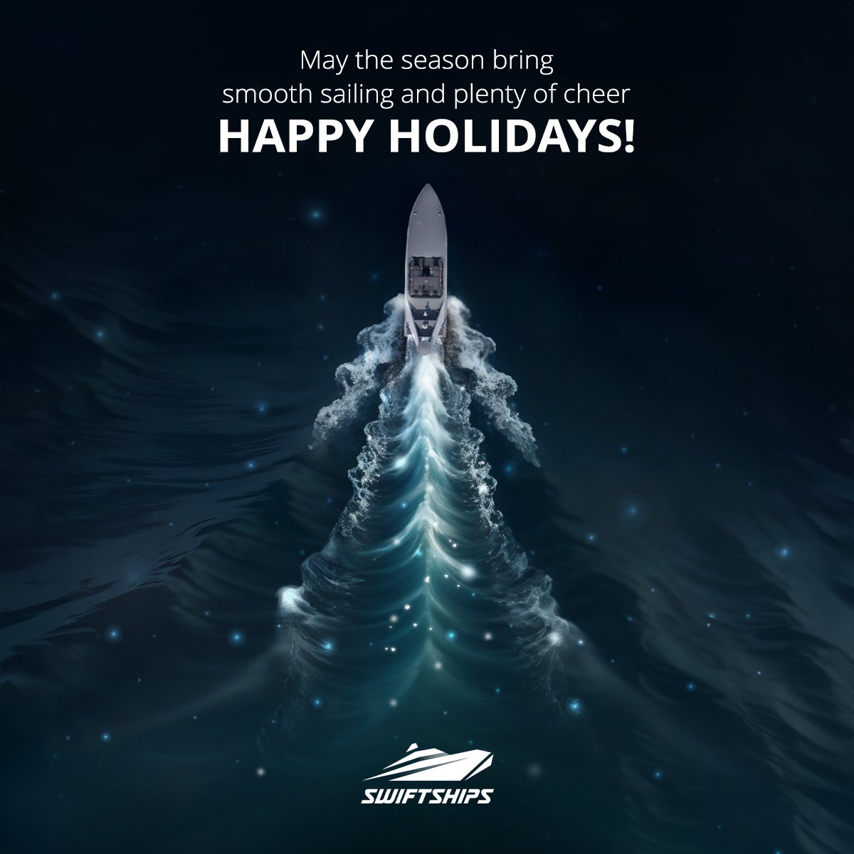 As we navigate this special time of year, we wish you all smooth celebrations and endless joy. ​

Here's to a bright holiday season from all of us at Swiftships!​
​
#HappyHolidays #SeasonOfJoy #Swiftships #HolidaySpirit