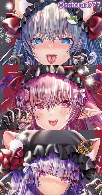 冬コミ発行の着る毛布です。
数年ぶりに発行する着る毛布!
黒猫早苗さん・小悪魔・パチェさんです🐈‍⬛♥
エチエチな3人娘に包まれてあったかい年末年始をどうぞ。
畳んでクッションとしても楽しめます。
【12/31(水コミックマーケット107(二日目):q24ab(南1) せとらん】
よろしくお願いいたします。 