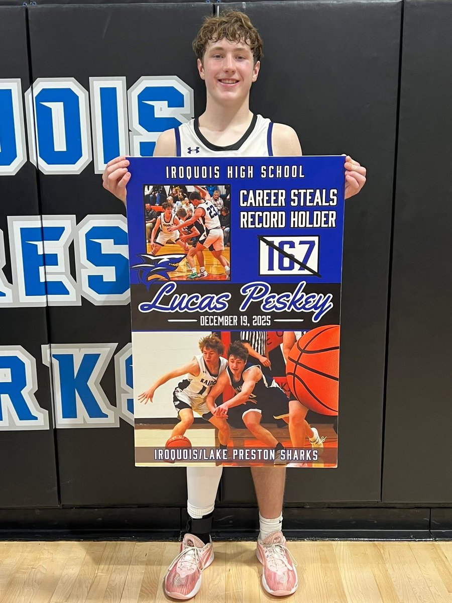 JeffPeskey's tweet image. What a great accomplishment for junior @Lucaspeskey and breaking our school record for career steals.  Keep up the hard work and dedication.
⁦@JenniferPeskey⁩