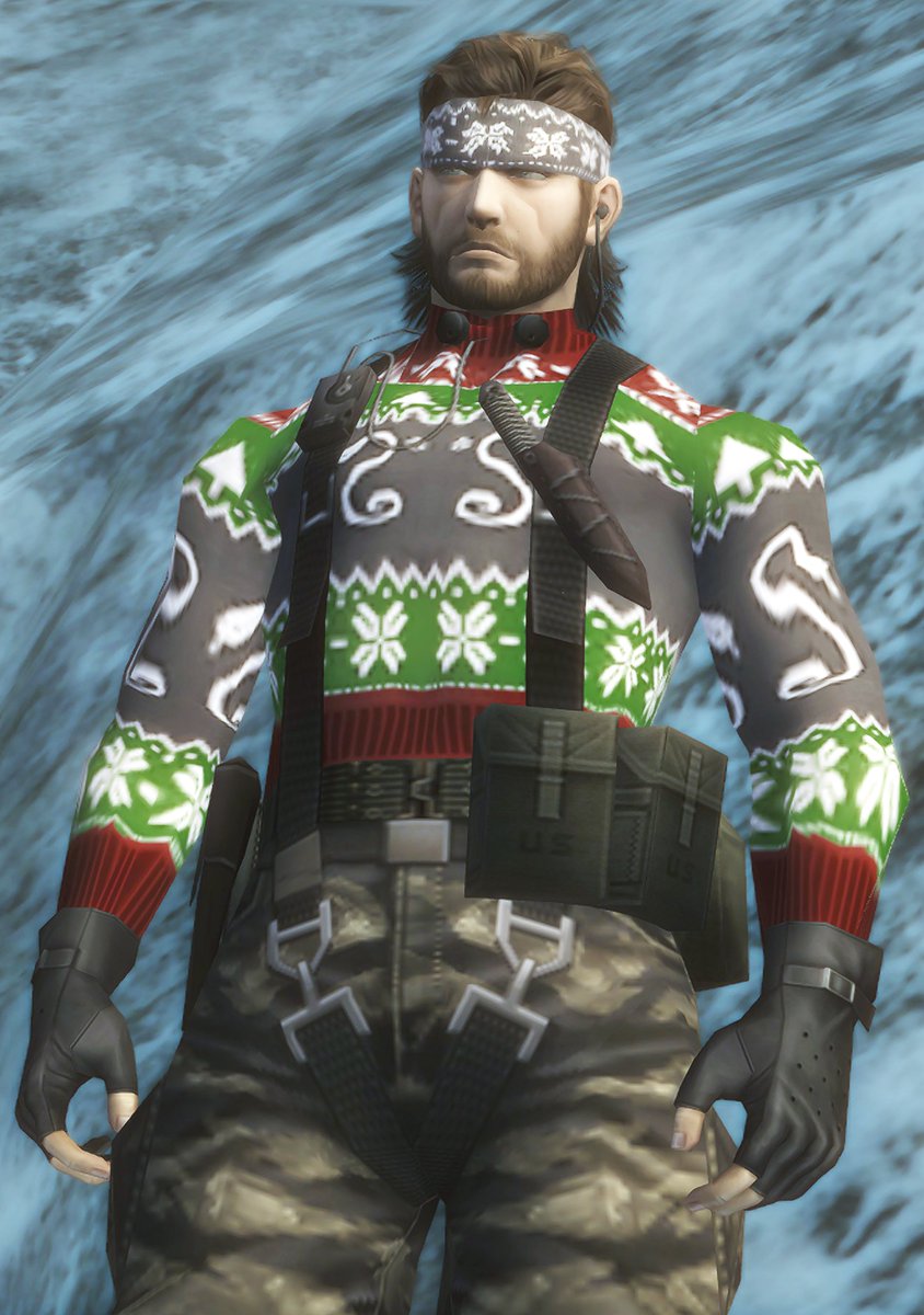 He's ready for Christmas 
Happy Holidays everyone 🎄⛄