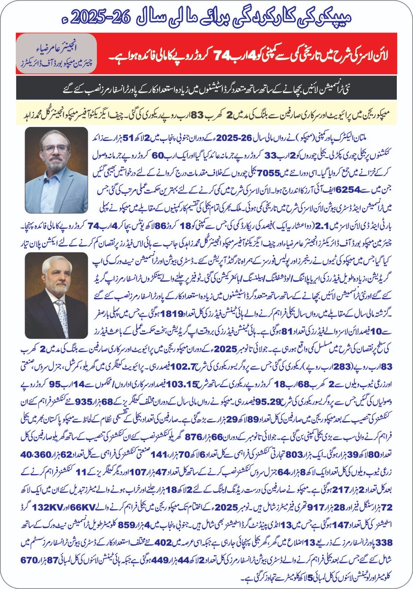 MEPCO Updates tweet media