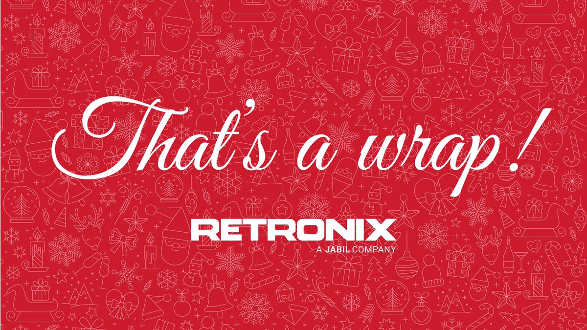 After a busy and successful year, Retronix is now closed for a well-earned festive break.

We will be back on 5th January, 2026.

Thank you for your continued support, we look forward to working with you again in the new year. We wish everyone a wonderful holiday season! ✨
