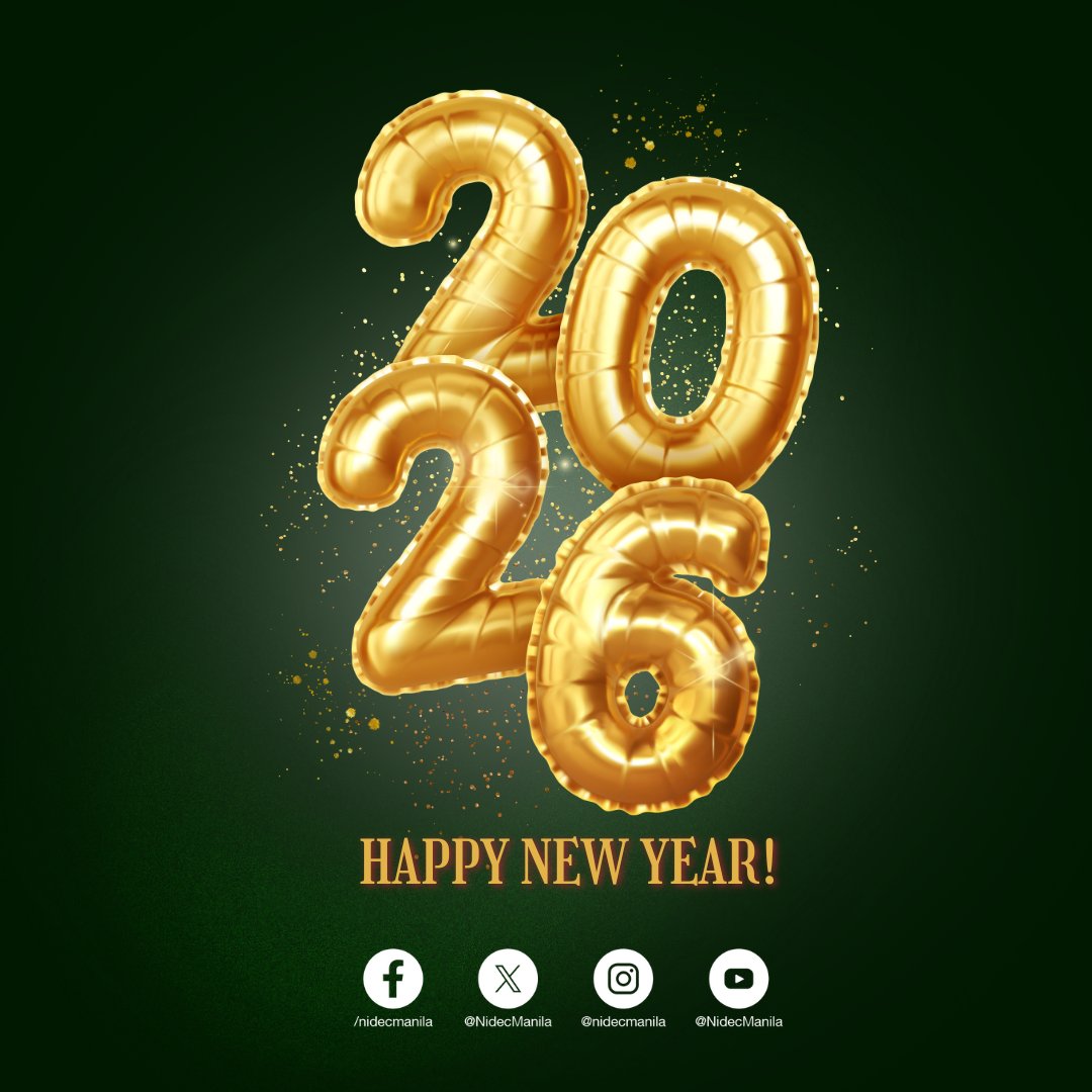NidecManila's tweet photo. Nidec Manila team is sending holiday cheer and our heartfelt thanks to  everyone who made 2025 a great year. Here’s to new opportunities and  milestones in 2026. Happy New Year! https://t.co/y2waS3HN1q