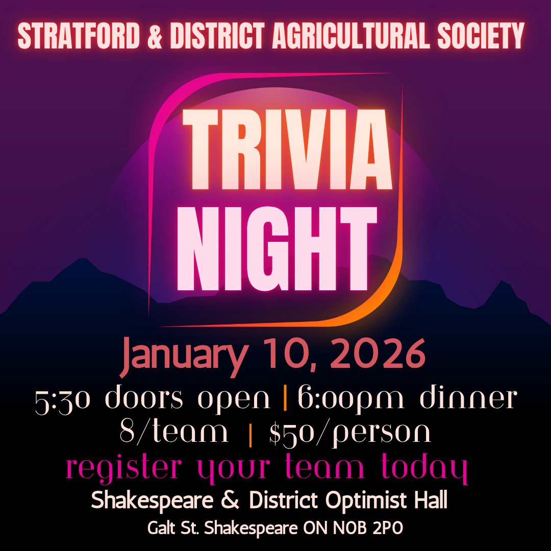 Stratford & District Ag. Society tweet media