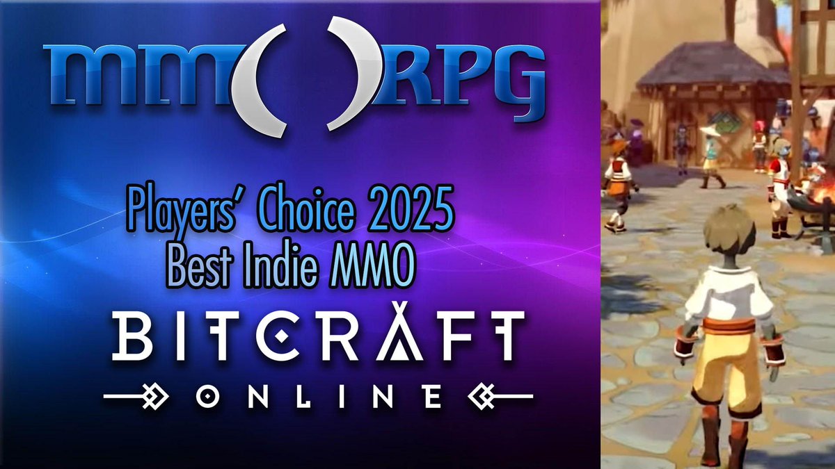 BitCraft Online won MMORPG Best Indie MMO of 2025 Players’ Choice 🏆 ...