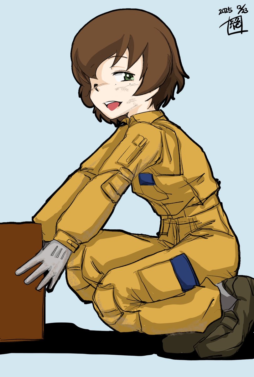 久しぶりにお絵描きができた!
ここのところストレスが大き過ぎてずっとお絵描き出来てなかったので
やったぜ‼︎🙌
頑張って戦車を整備するツチヤです!
うんうん
ツチヤは可愛いなぁ!
#ガルパン 