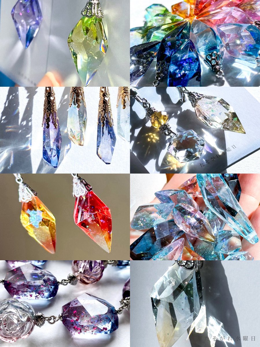 twd_hm's tweet image. #あなたの作品が届いてほしい
いろんな空色の宝石をつくって1点ずつ手作業でうるうるピカピカに磨いています💎✨