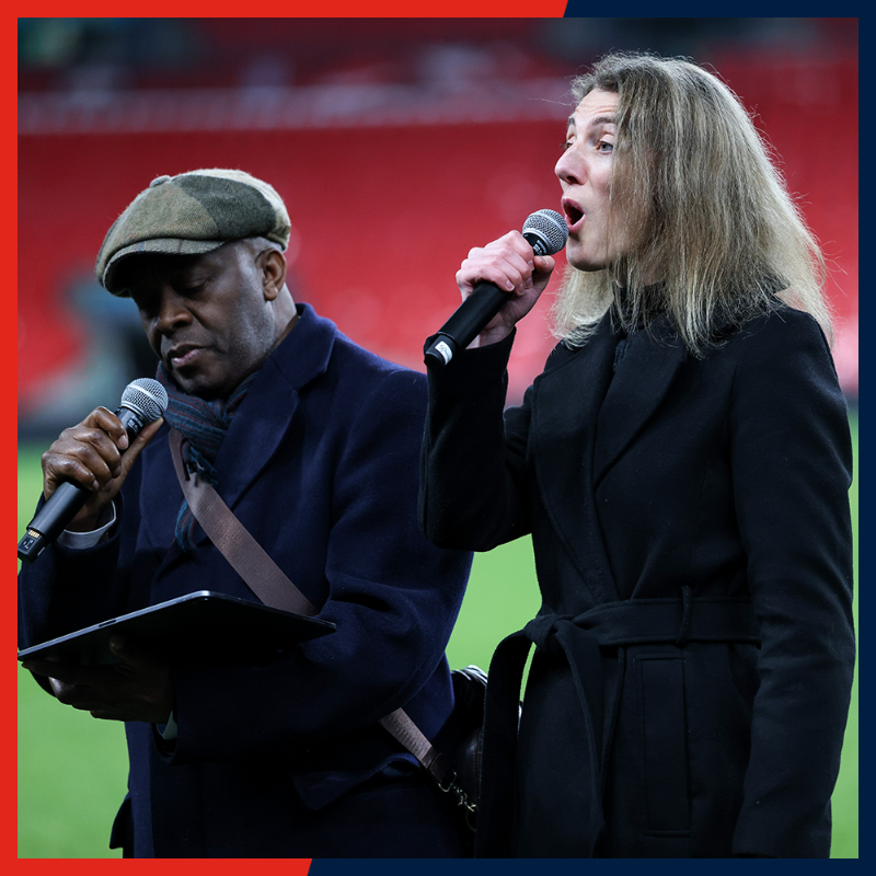 FA's tweet photo. Over 500 people were in attendance at Wembley Stadium for our Christmas celebration earlier this month.