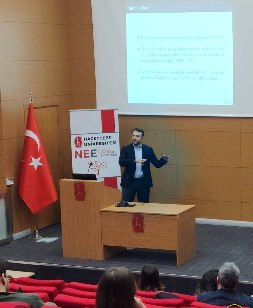 Today at our Institute: <a href="/cevatgirayaksoy/">Cevat Giray Aksoy</a> at Demography Conferences on how hometown conflict shapes refugee 🎓 education and social 🤝 integration in 🇹🇷