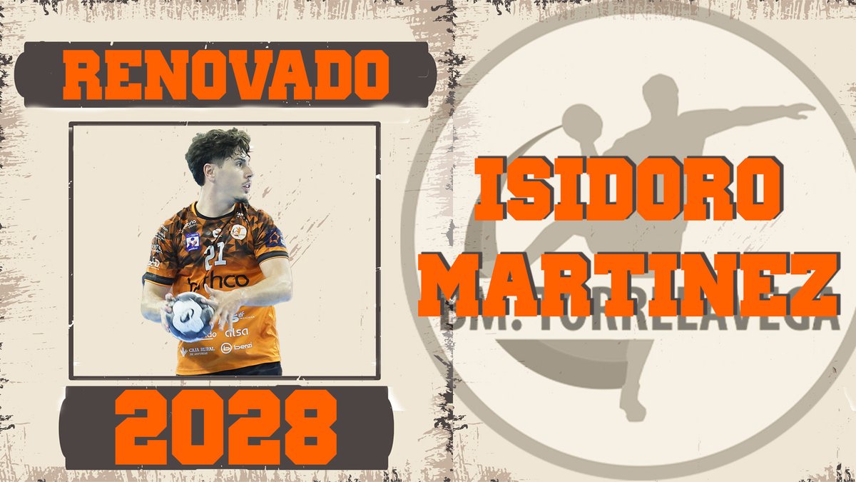 📰 NOTICIA | <a href="/isimartinez21/">Isi Martínez</a> renueva por #TheOrangeSquad hasta 2028

⭐️ El central leonés seguirá dos temporadas más en Torrelavega y alcanzará las 10 como naranja

💻 + en web: balonmanotorrelavega.com/2025/12/23/bm-…