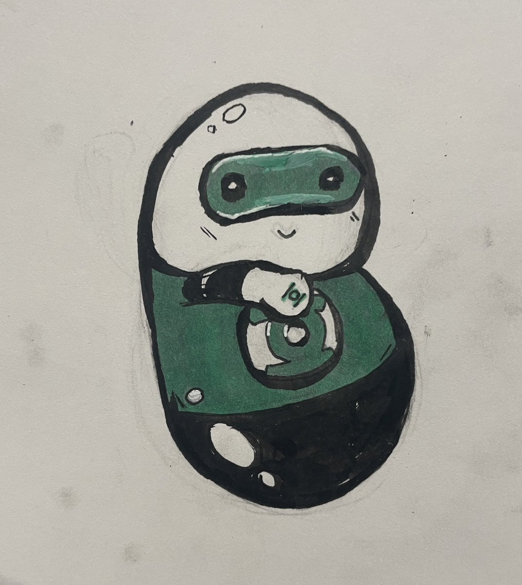 clownsona's tweet photo. This is my green lantern OC bean lantern https://t.co/dPb9dn2OQW