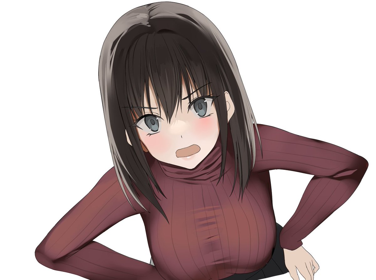 「なんか血色が悪くなる… モニターの調整が必要ね 脱稿後で良かった」|クレハ＠新刊メロン委託中のイラスト