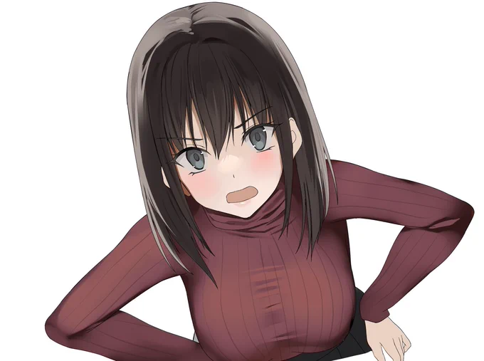 なんか血色が悪くなる… モニターの調整が必要ね 脱稿後で良かった