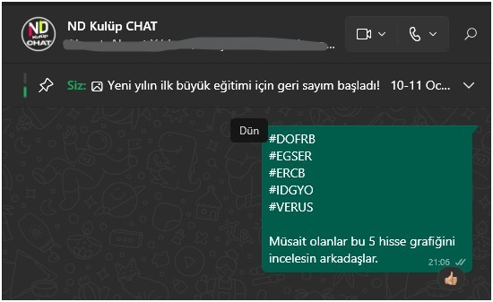 Uğur ÖZARSLAN | ND Eğitim Borsa tweet media