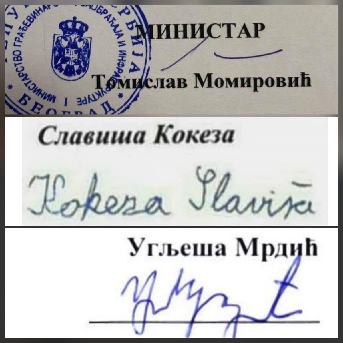 Konkurs, za najbolji ćaci potpis!
Pa dobro je, mogao je biti i otisak prsta.