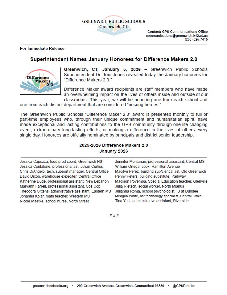 New year. New Difference Makers.