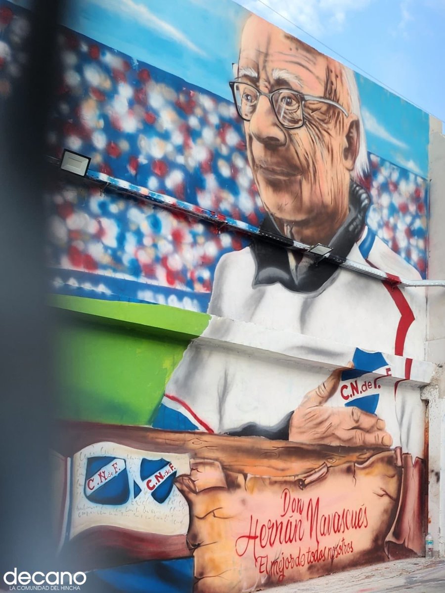 El Gran Parque Central tiene su mural homenaje a Hernán Navascués 

El mejor de todos nosotros ✊🏼