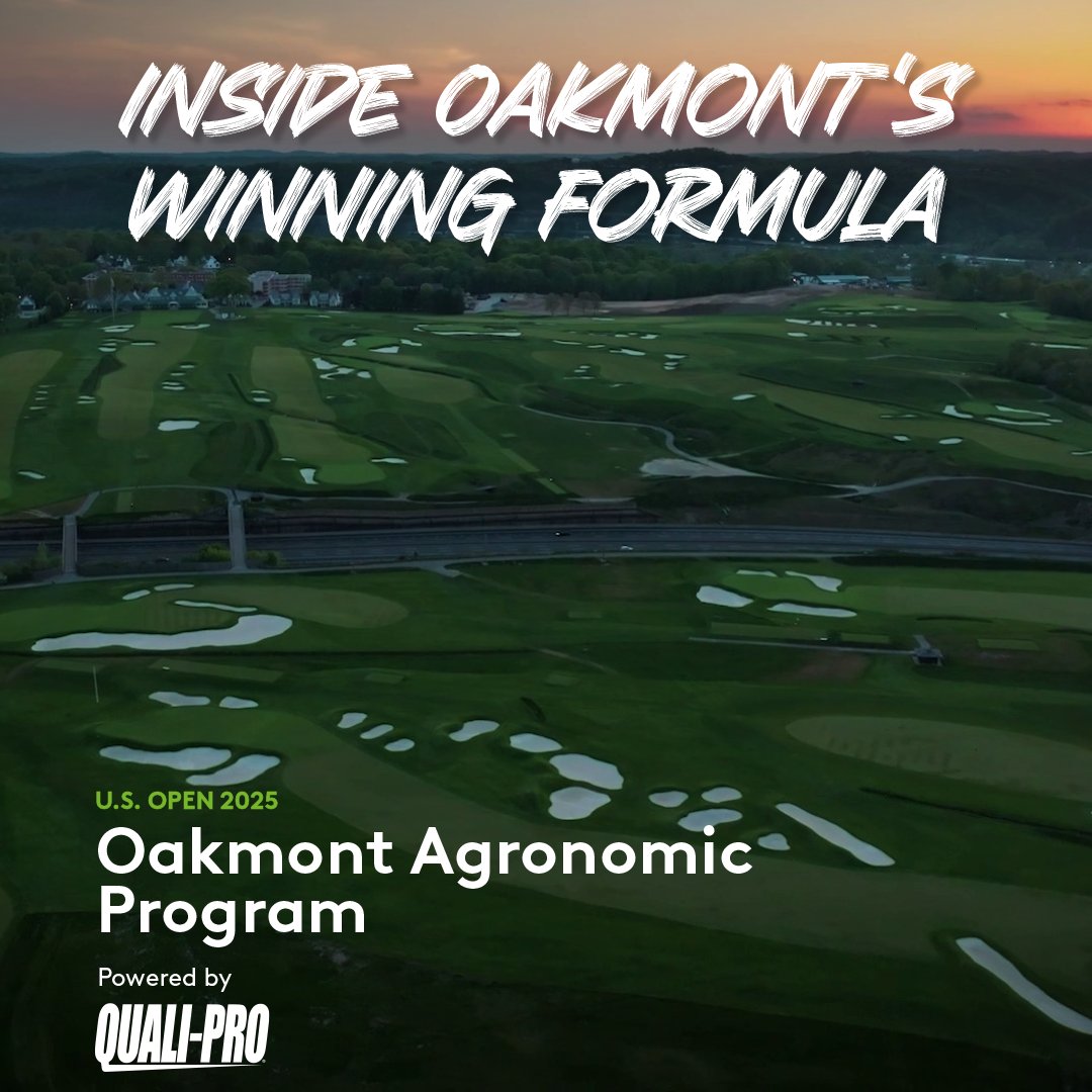 Inside Oakmont’s Winning Formula.
Discover the agronomic program behind championship conditions powered by Quali-Pro.

Learn more at hubs.la/Q03Y8RmR0
#QualiPro#TurfManagement#GolfCourseMaintenance