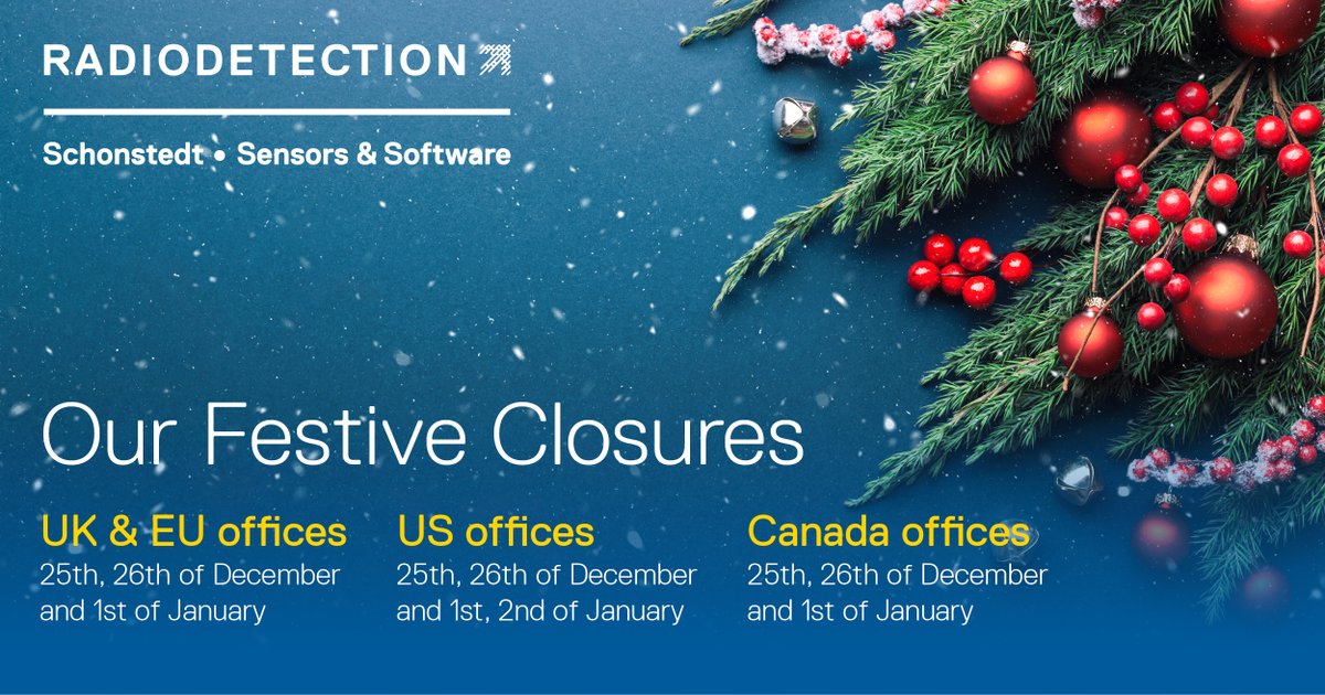 Our UK, EU and Canadian offices will be closed on December 25th, 26th and January 1st. Our US offices will be closed on December 25th, 26th and January 1st, 2nd.