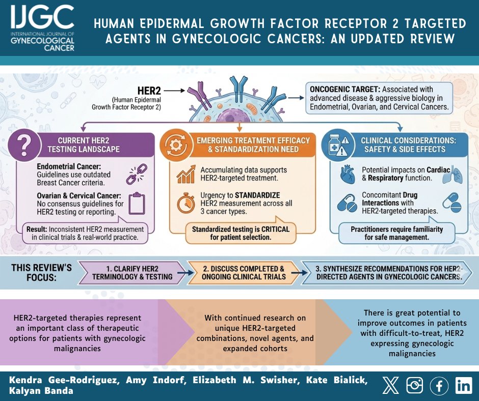 IJGConline's tweet photo. The HER2 Challenge in #GynCancers: Testing, Treatment, and the Need for Standards.
🎄 https://t.co/a9UVZ6NRil
@pedroramirezMD @HsuMd @JayrajAarthi @AndreFernandes2 @IGCSociety @ESGO_society @ENYGO_official @OncoAlert @IJGCfellows @GynMe4 @MathildeDel2 @DrPervan @T_Meschini @moe_byrneMD @MatteoLoverro @CSabiniMD @ZaniruRaul