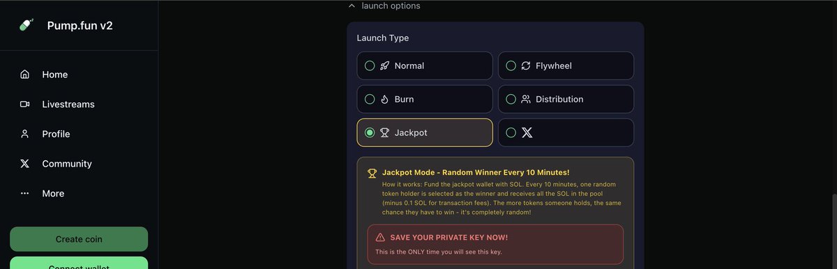 Leviburda's tweet image. Pump fun has launched Jackpot mode, allowing fees to be distributed to holders or used for buybacks.

This idea was first introduced by @TheWhiteWhaleV2 and has been actively implemented on $Whitewhale for weeks.

At first he airdropped all fees back to holders then he used them…