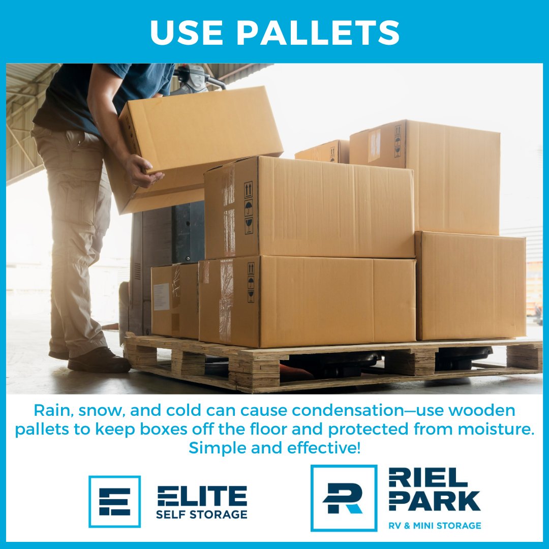 elitestalbert's tweet image. Rain, snow, and cold can cause condensation that can damage stored items. Keep boxes lifted on wooden pallets to stay dry and protected—simple and effective! 💪📦

#StorageTips #MovingHack #MoistureProtection #WinterPrep #StAlbert #SouthEdmonton #NorthEdmonton #YEGBusiness