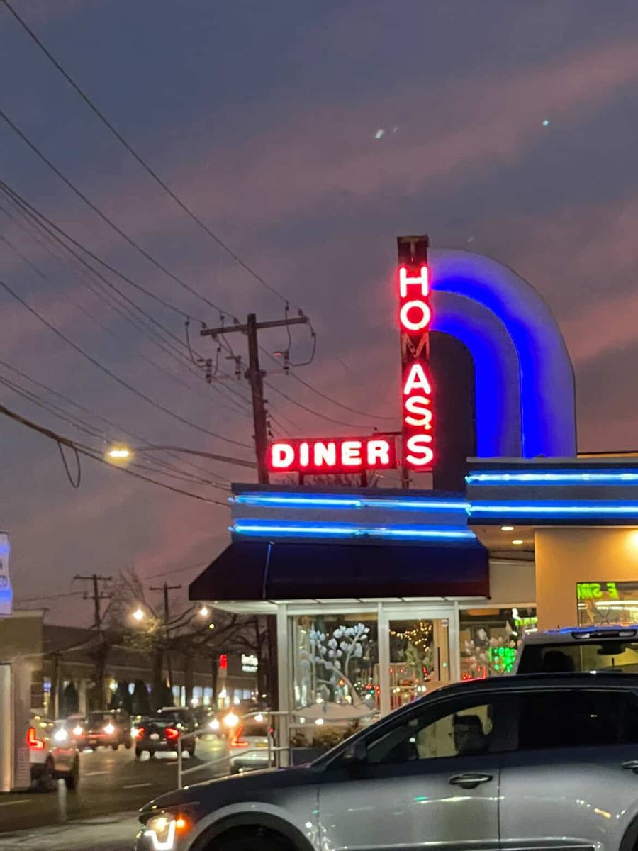 Unfortunate lighted signage mishap.🫣